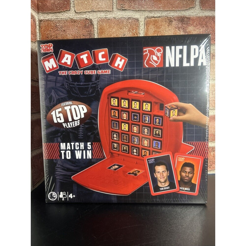 Top Trumps - Match NFLPA The Crazy Cube Game - New